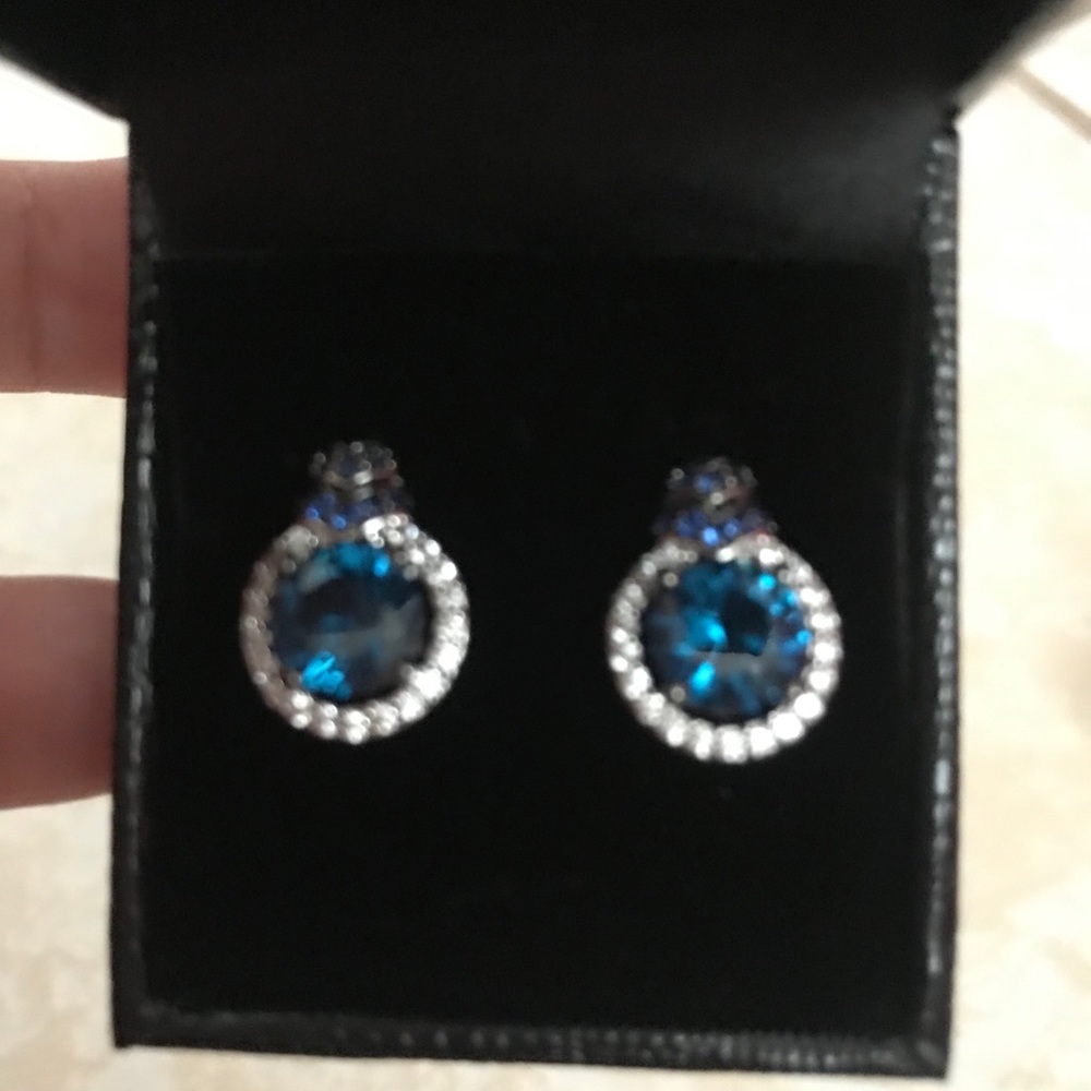 Blue Sapphire earrings